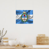 Argentinischer Wappen Poster (Küche)