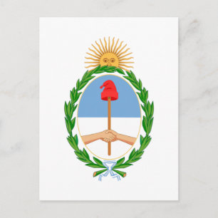 Argentinischer Wappen Postkarte