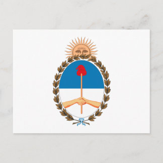 Argentinischer Wappen Postkarte