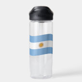 Argentinischer Wappen, Sonne, Flagge, Argentinien Trinkflasche (Rückseite)