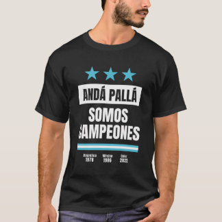 Argentinischer Weltmeister 2022 - Fußballfans-Rela T-Shirt