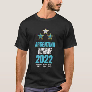 Argentinischer Weltmeister 2022 - Fußballfans-Rela T-Shirt