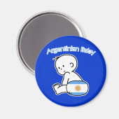Argentinisches Baby Magnet (Vorderseite/Rückseite)