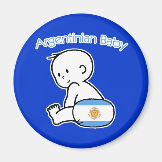 Argentinisches Baby Magnet (Vorne)