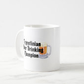Argentinisches Bier-trinkender Meister Kaffeetasse (Vorderseite Links)