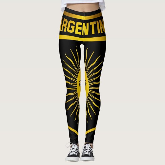 Argentinisches Emblem Leggings (Vorderseite)