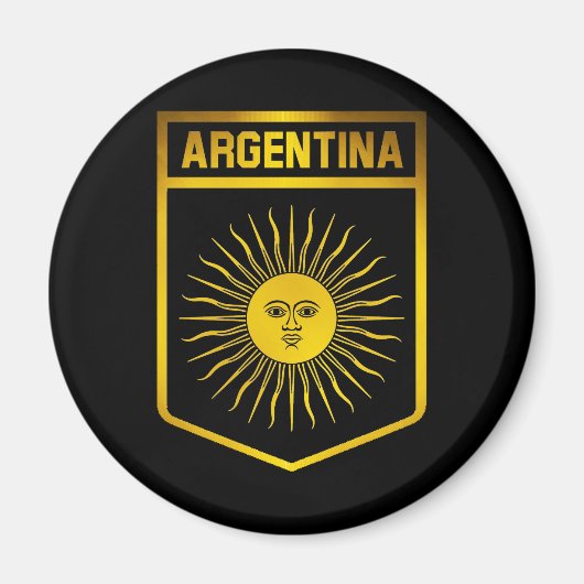 Argentinisches Emblem Magnet (Vorne)