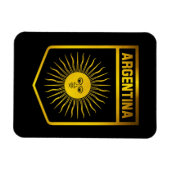 Argentinisches Emblem Magnet (Horizontal)