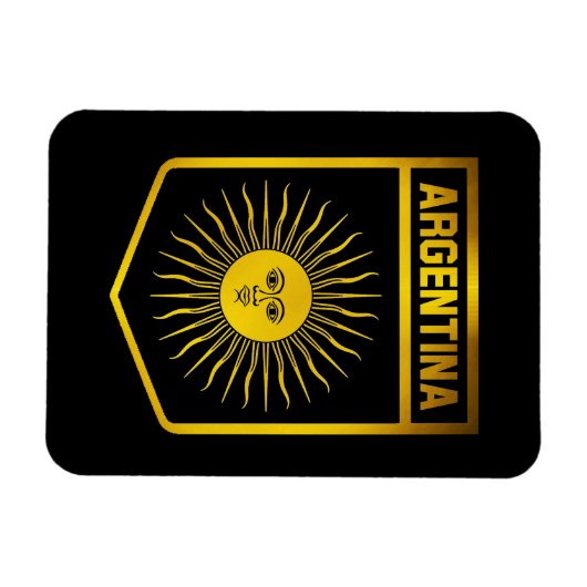 Argentinisches Emblem Magnet (Horizontal)