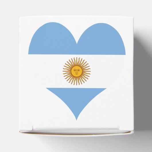 Argentinisches Flagge Geschenkschachtel (Oben)