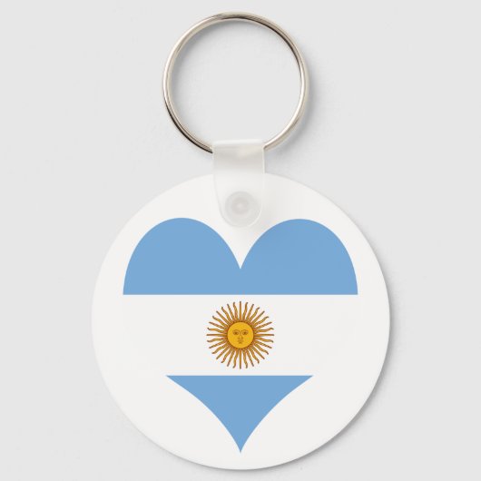Argentinisches Flagge Schlüsselanhänger (Vorderseite)