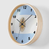 Argentinisches Flaggendesign Uhr (Winkel)