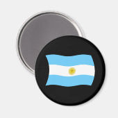 Argentinisches Flaggenmagnet Magnet (Vorderseite/Rückseite)