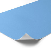 Argentinisches Flaggenposter Poster (Ecke)