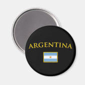 Argentinisches Gold Magnet (Vorderseite/Rückseite)