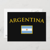 Argentinisches Gold Postkarte (Vorne/Hinten)