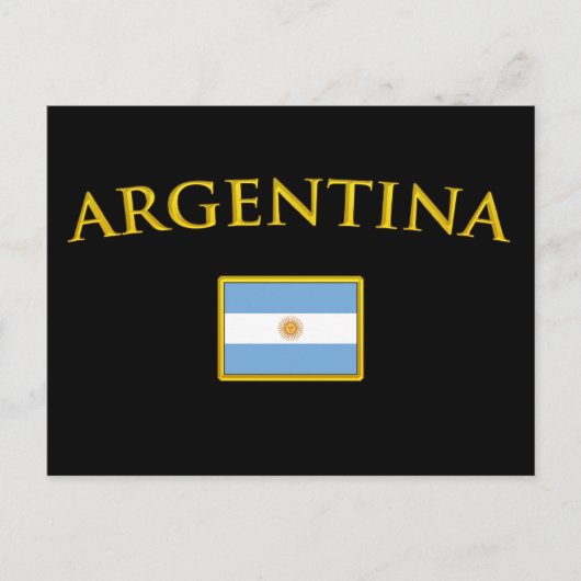 Argentinisches Gold Postkarte (Vorderseite)