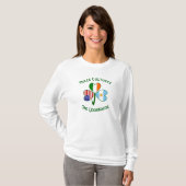 Argentinisches Irish American Flags Kleeblatt Pers T-Shirt (Vorne ganz)