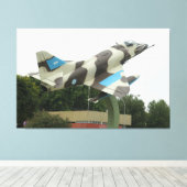 Argentinisches Kampfflugzeug Leinwanddruck (Insitu (Holzboden))