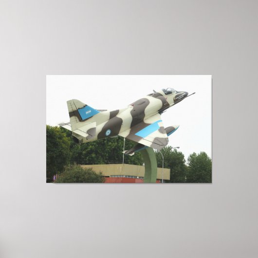 Argentinisches Kampfflugzeug Leinwanddruck (Vorderseite)