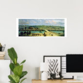 Argentinisches Lager auf der anderen Seite des San Poster (Heimbüro)