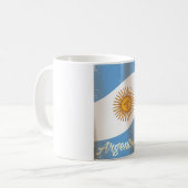 Argentinisches Nationales Urlaubsposter Kaffeetasse (Vorderseite Links)