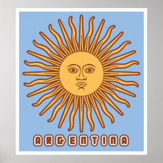 Argentinisches Poster