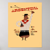 Argentinisches Reiseplakat Poster (Vorne)