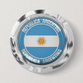 Argentinisches RundEmblem Button (Vorderseite)