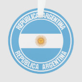 Argentinisches RundEmblem Ornament (Vorderseite)