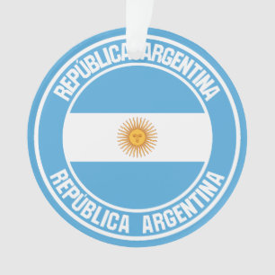 Argentinisches RundEmblem Ornament