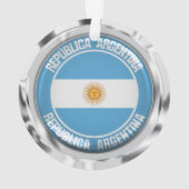 Argentinisches RundEmblem Ornament (Rückseite)