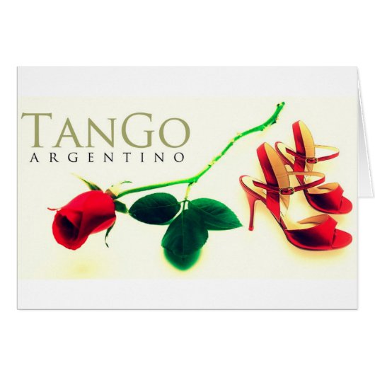 Argentinisches Vintage-Tango (Vorderseite (Horizontal))