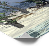 Argentinosaurus-Dinosaurier, trinkbar Poster (Ecke)