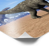 Argentinosaurus-Dinosaurier-Wanderung - 3D-Renderi Fotodruck (Ecke)