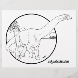 Argentinosaurus - Farbseite.