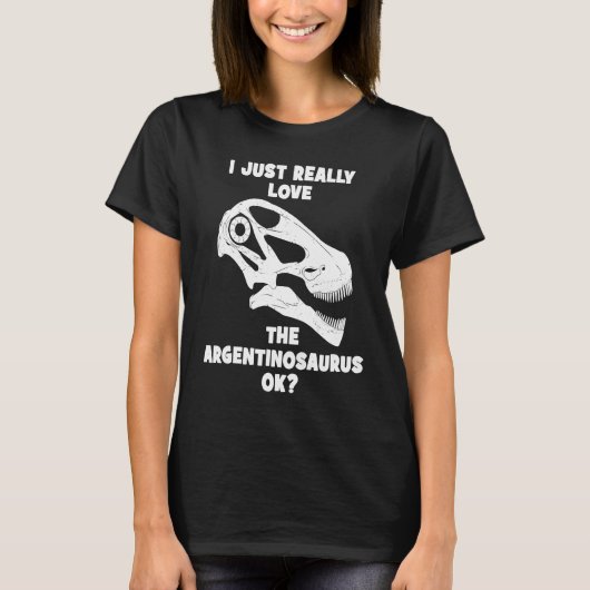 Argentinosaurus Skull Fossil Hunter 2 T-Shirt (Vorderseite)