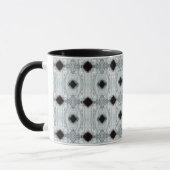 Argentum Abstract Silver Gray Black Fluid Art Tasse (Links)