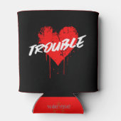 Ärger | Das trockene Herz kann kühler werden Dosenkühler (Rückseite)