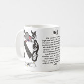 Ärger-Familien-Wappen Tasse (Vorderseite Links)