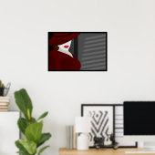 Ärger lief in mein Leben Poster (Heimbüro)