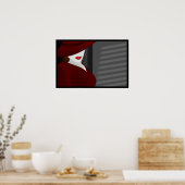 Ärger lief in mein Leben Poster (Küche)