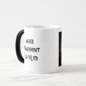 ÄRGER-MANAGEMENT HAT mürrischen Engel VERSAGT Verwandlungstasse (Vorderseite Links)