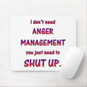 Ärger-Management Mousepad (Mit Mouse)