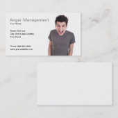 Ärger-Management-Visitenkarte Visitenkarte (Vorne/Hinten)