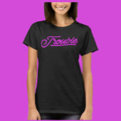 Ärger | Neon Script Statement-T-Shirt T-Shirt