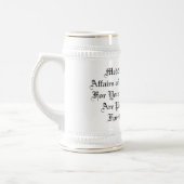 Ärger nicht der DM Bierglas (Links)