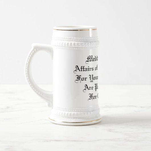 Ärger nicht der DM Bierglas (Links)