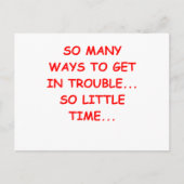 Ärger Postkarte (Vorderseite)