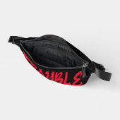 ÄRGER | Rote Graffiti-Fanny-Pack Bauchtasche (Offen)
